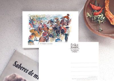 Postal Rodeo Chileno - Erika Brandner