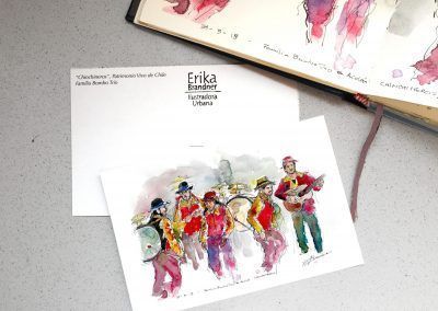 Postal Chinchineros - Erika Brandner